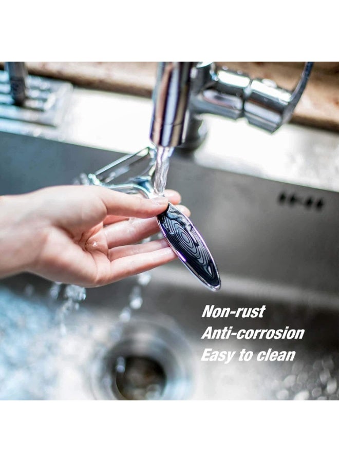 general Shape Vegetable and Fruit Peeler with Rotary Blade and Potato Eye Remover - Image 5